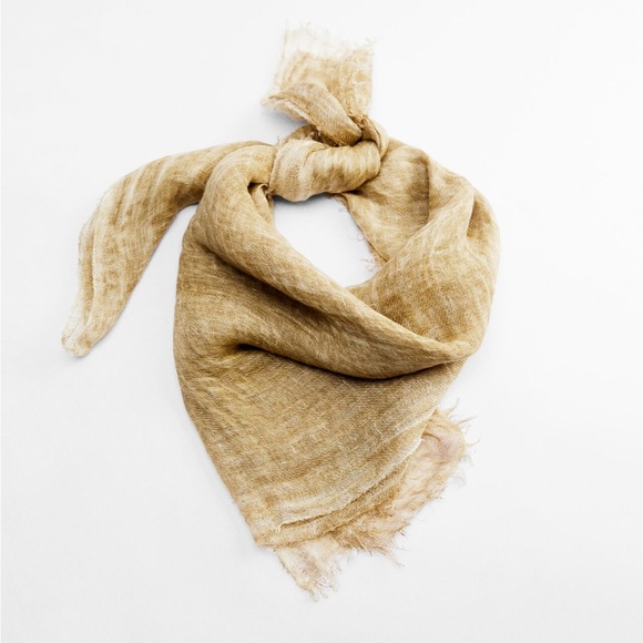 ZARA LINEN SCARF - Picture 1 of 3